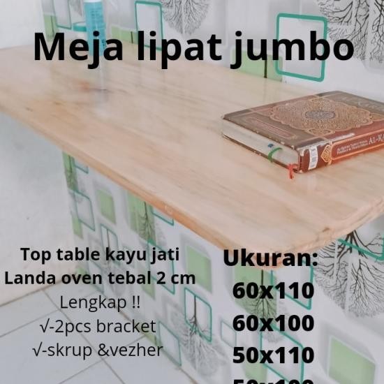 Meja Lipat Dinding /Meja Tempel/Meja Laptop/Meja Belajar/Meja Komputer