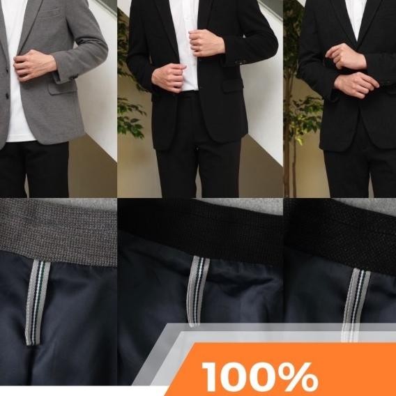 Lanzi Slim Fit Stretch Blazer Textured Lz-Blz-03