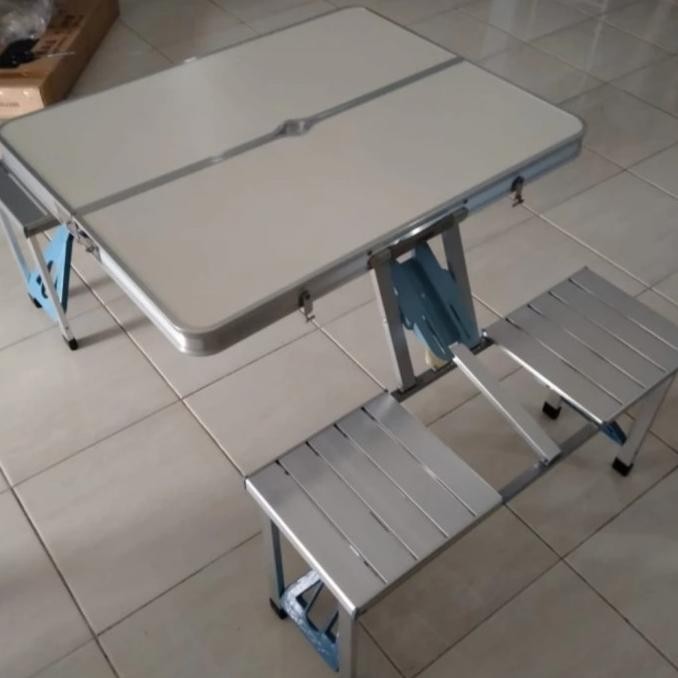 Meja Lipat Portable / Meja Lipat Koper / Meja Lipat Serbaguna / Meja