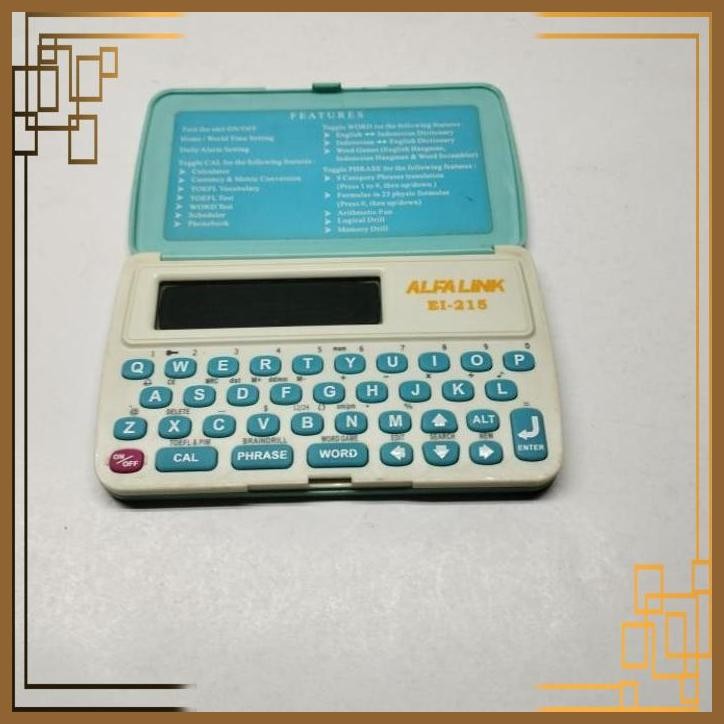 

[JWS] Alfalink kamus EI-215