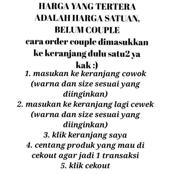 Kaos Couple Lengan Panjang Smile / Baju Lengan Panjang Pasangan / Kaos Atasan Pria Wanita Kapel / Ka