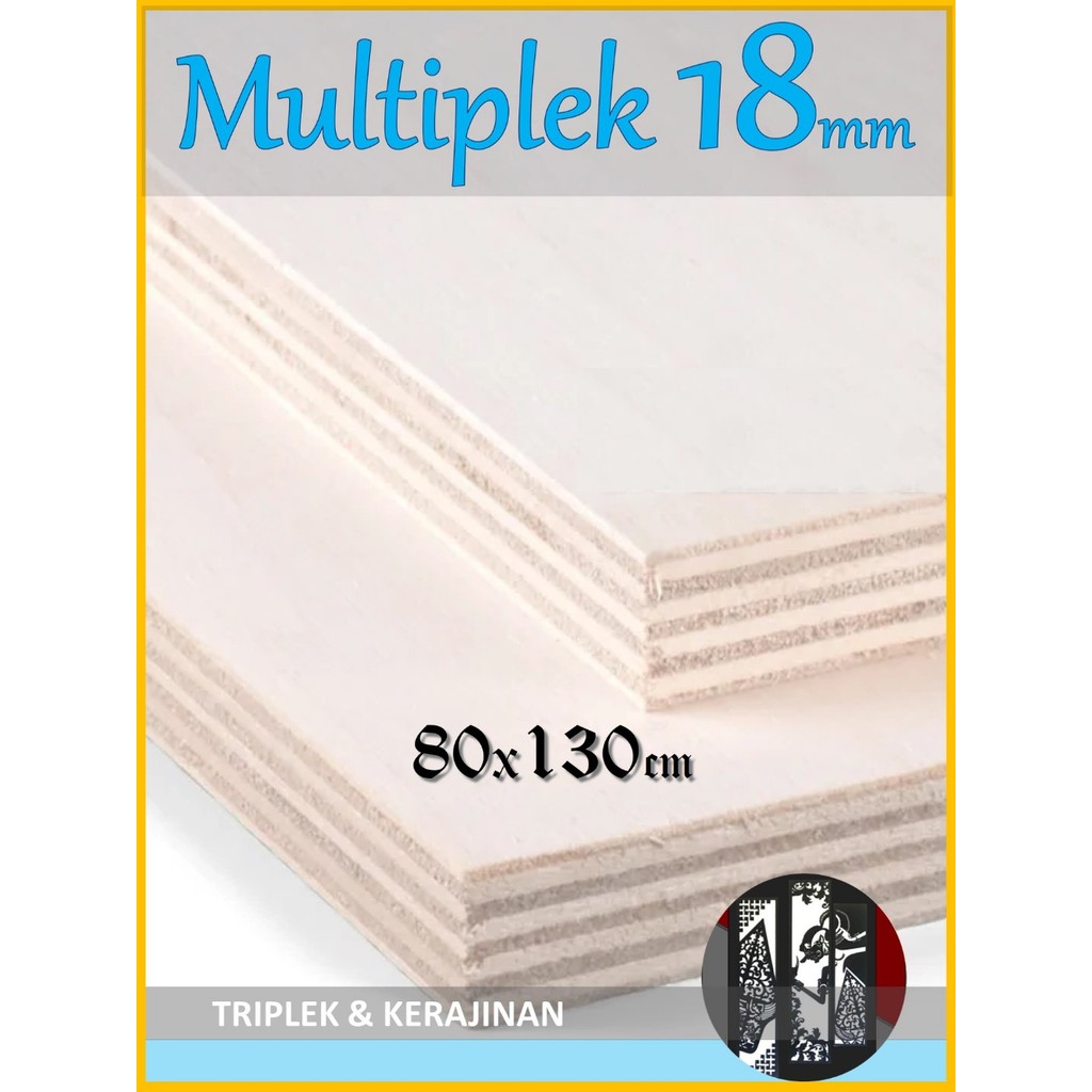 Triplek 18mm 80x130 cm Multiplek MDF Melamin Blokmin Blokboard 18 mm 130x80 | 80 x 130 | 130 x 80 cm
