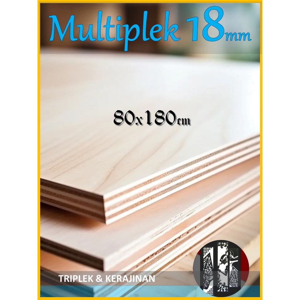 Triplek 18mm 80x180 cm Multiplek MDF Melamin Blokmin Blokboard 18 mm 180x80 | 80 x 180 | 180 x 80 cm