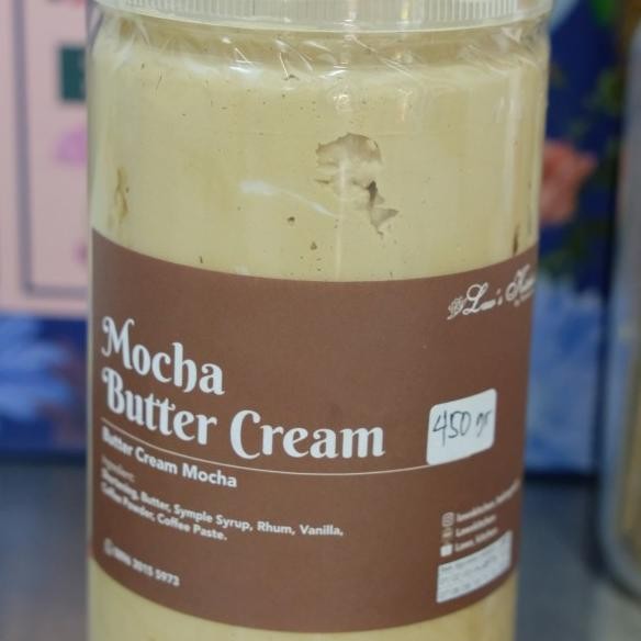 

Mocha Butter Cream 450 Gram Siap Pakai Lawskitchen