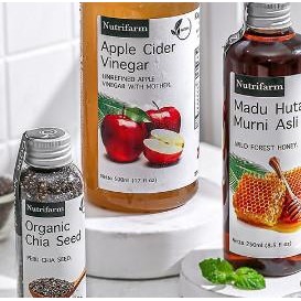 

Paket Cuka Apel 500 Ml Madu Hutan 250 Ml Chia Seed 70 Gram