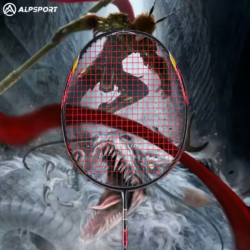 ALP ZJA88 5U 100% Raket Bulutangkis Super Ringan Slub Aloi Titanium Proses Baja Tungsten Serat Karbo