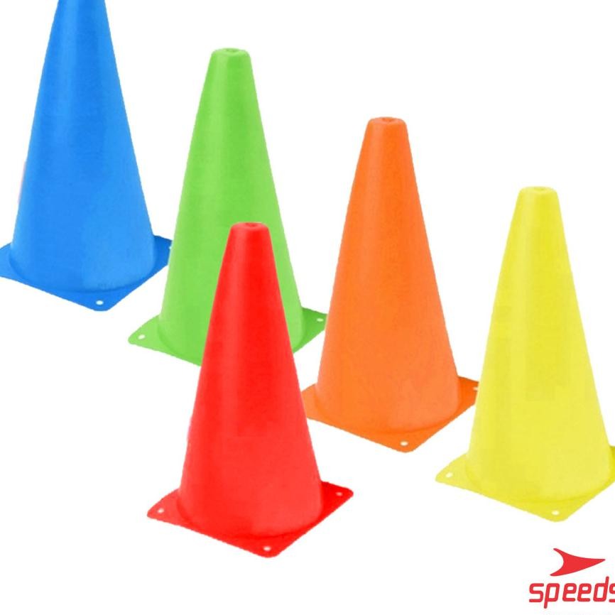 Satu Set 12 Pcs (1 Lusin) Cone/Cones Kun Kerucut Rapat 23 Cm Untuk Olahraga