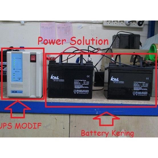 UPS MODIF ICA CT682B 1200VA