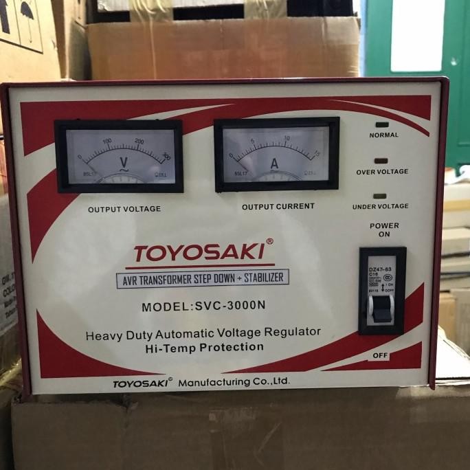 Avr Transformer Step Down+Stabilizer 3000w-220v to 100v-110v-115v-120v