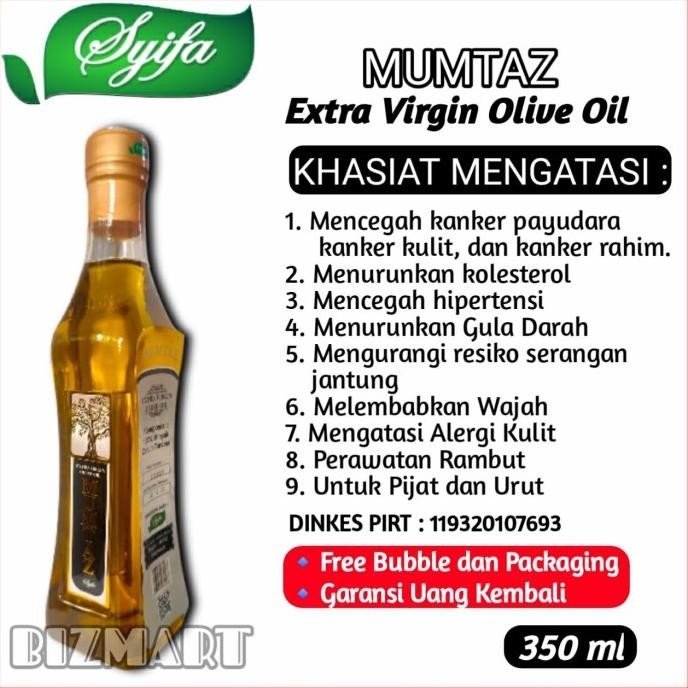 

Minyak Zaitun 350ml Original Tursina Extra Virgin Murni Non-Kolesterol