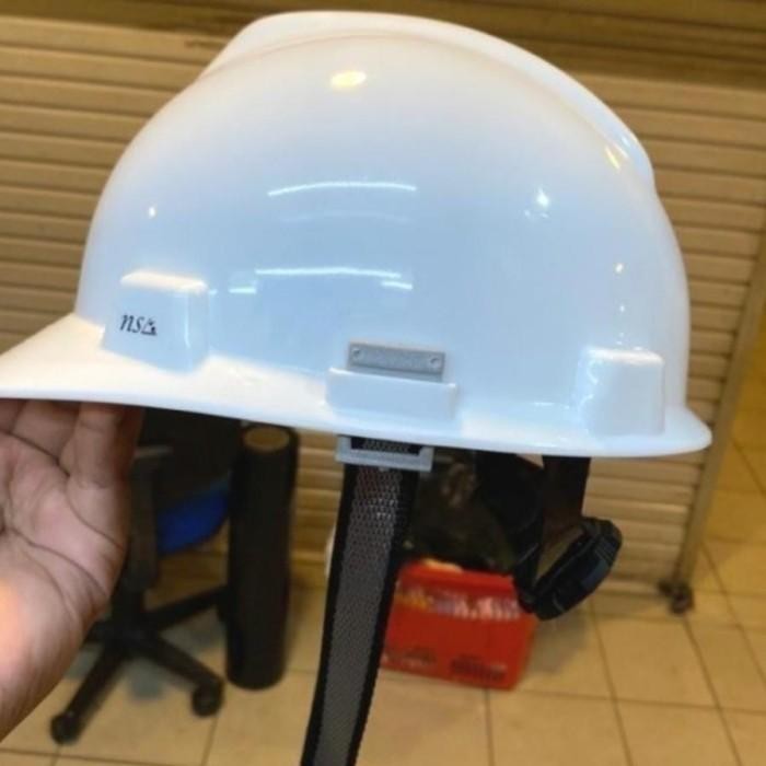 Helm Proyek Nsa V-Gard /Helm Safety Nsa Full Set / Helm Kerja Merah K3