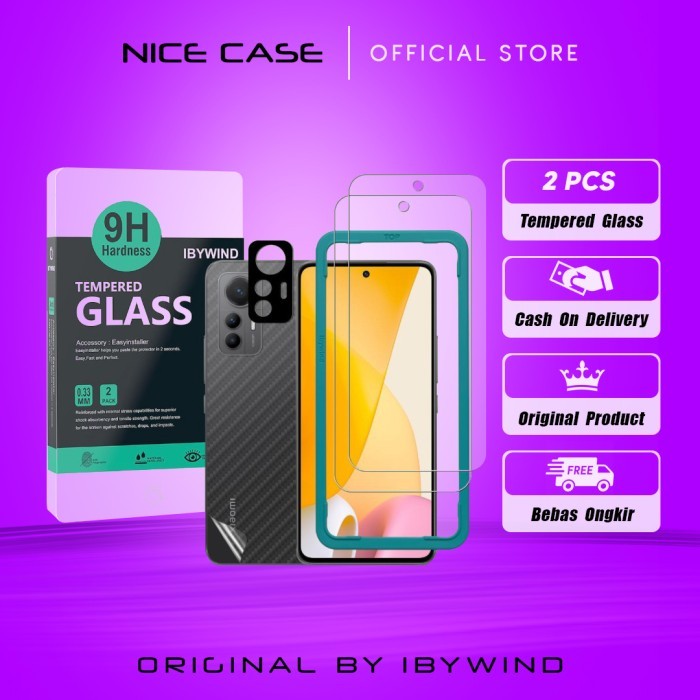 IBYWIND XIAOMI 12 LITE TEMPERED GLASS BENING ORIGINAL