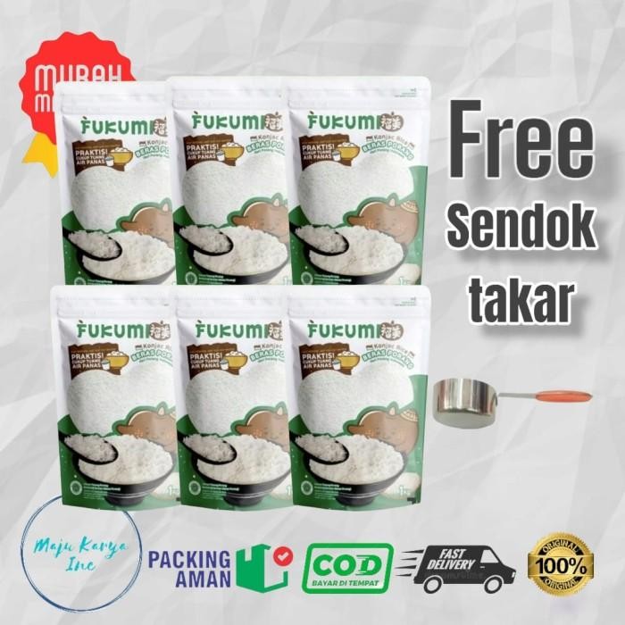 

Fukumi Beras Porang 1 Kg Free Sendok Takar Fukumi