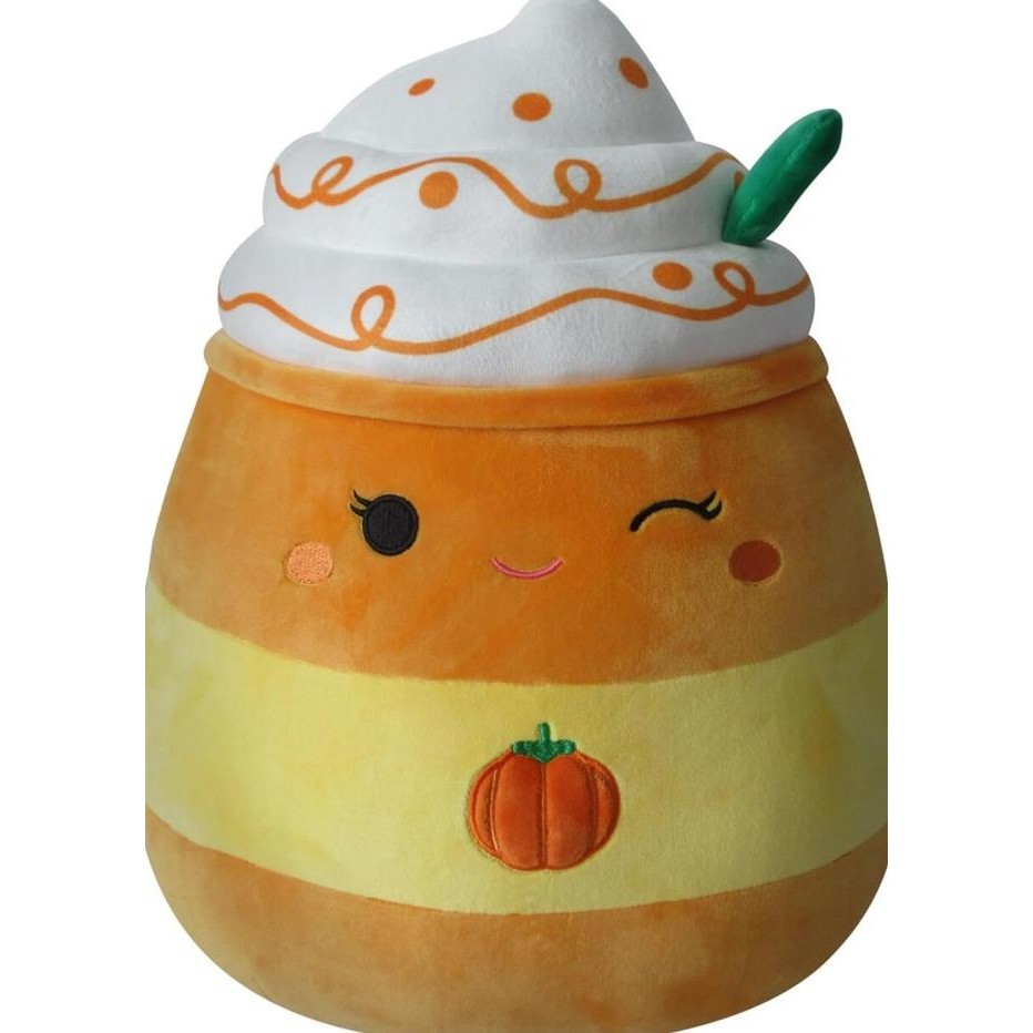 

Squishmallows 14 Inch Delindy Orange Pumpkin Spice Latte Large Soft _ Original