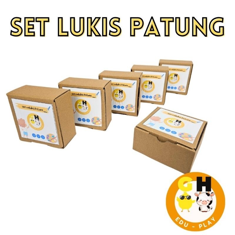 

Set Melukis Gypsum Patung Lukis Painting Kit Akrilik Acrylic Mewarnai Patung Gipsum Coloring
