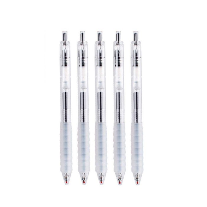 

Vee Alisondz Retractabl Neutral Pen Set 5Pcs Siswa Perlengkapan Sekolah