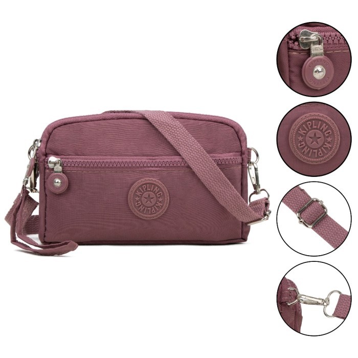 Tas Dompet Hp Selempang Kipling Original Besar Wanita/Pria-Organizer