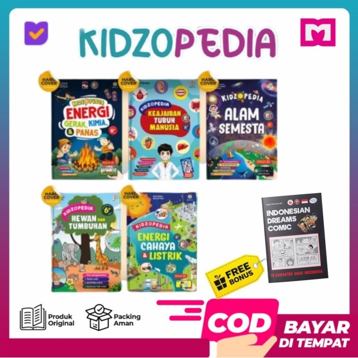 

Bana Paket Buku Ensiklopedia Anak Kidzopedia + Bonus Buku Gratis