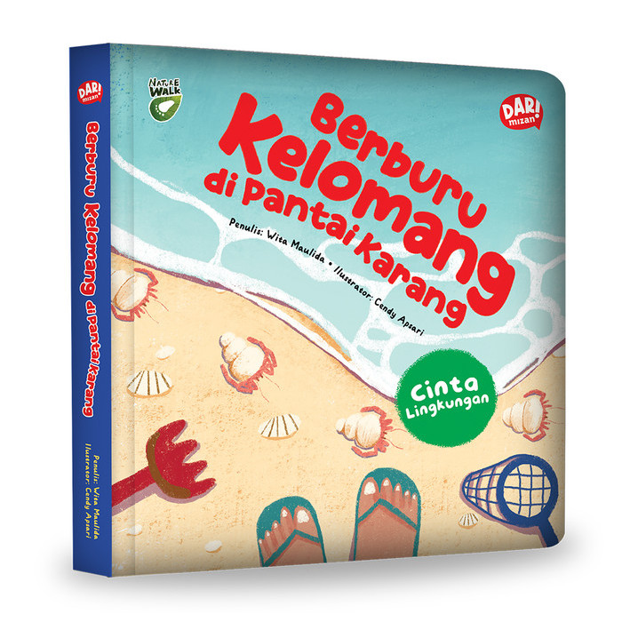 

Bana Buku Boardbook Balita Mizan Seri Nature Walk: Berburu Kelomang Di Pantai Karang Cerita Anak