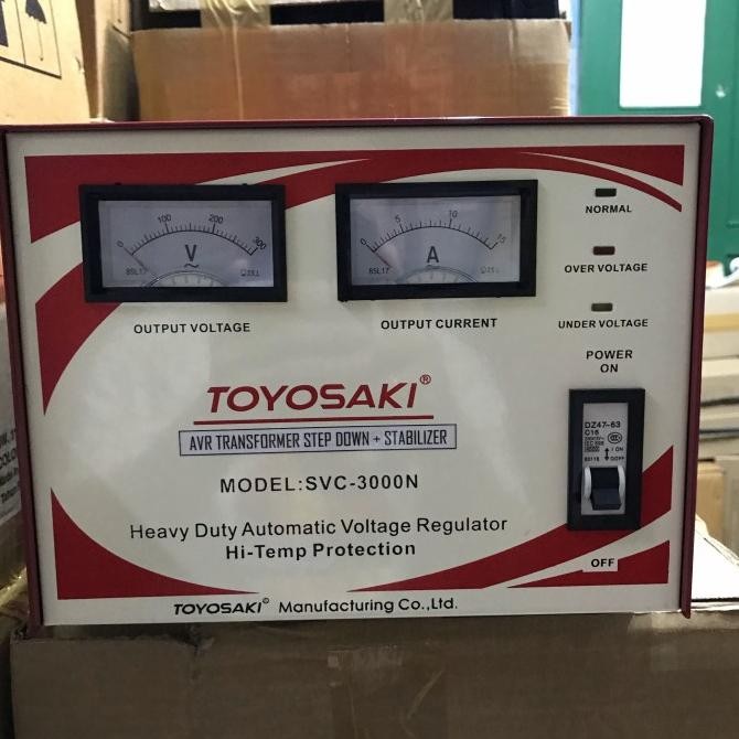 Avr Transformer Step Down+Stabilizer 3000w-220v to 100v-110v-115v-120v