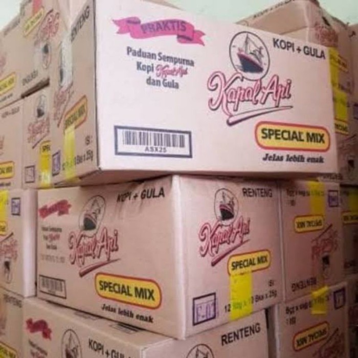 

Kopi Kapal Api Special Mix 25Grisi 120 Pcs Per Renceng (1 Dus / Karton