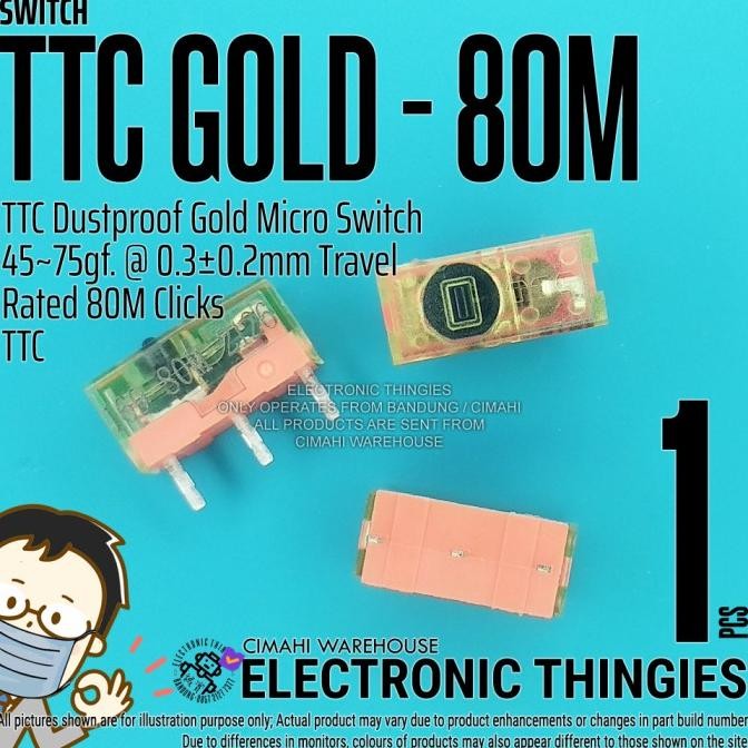 Terbaru TTC GOLD 80M MOUSE BUTTON SWITCH thingie43 Segera Dapatkan