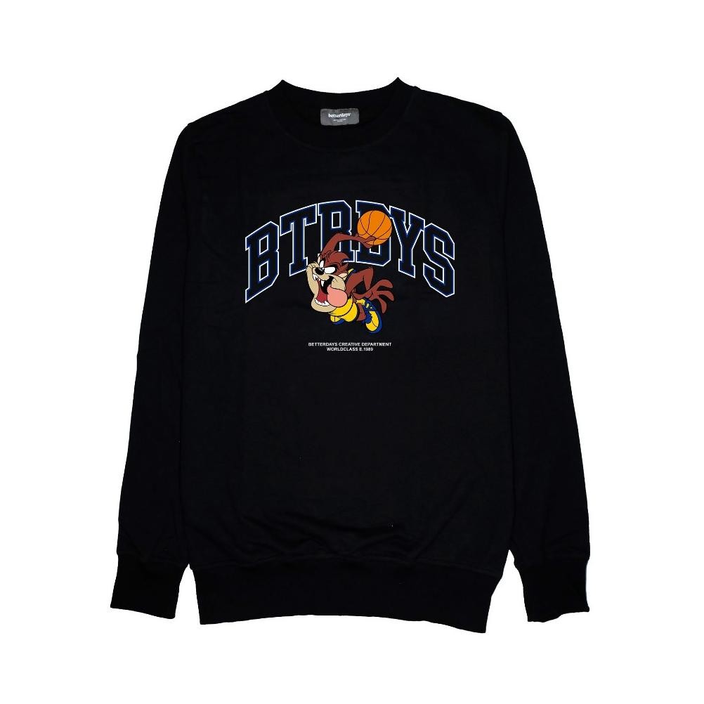 Promo Sweater Crewneck Black Betterdays Tazmania