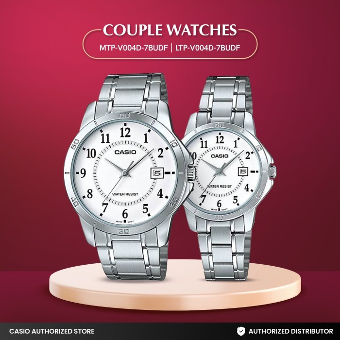 Casio Jam Tangan Couple Analog V004D-7BUDF
