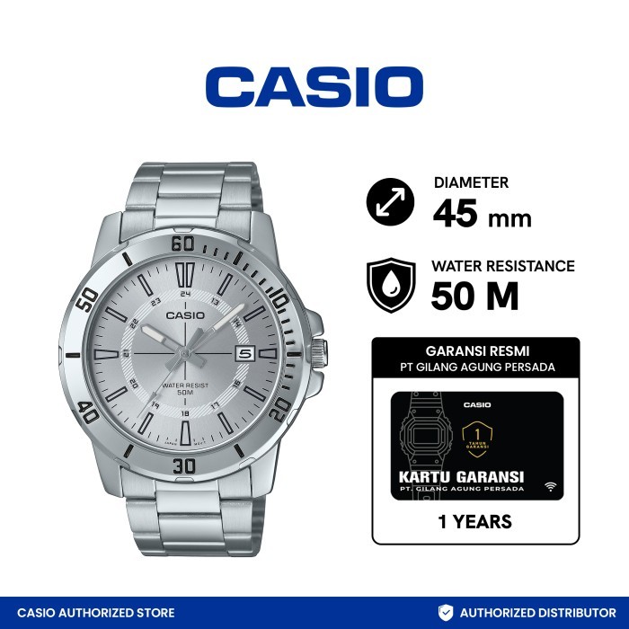 jam tangan pria casio MTP-VD01D-7CVUDF