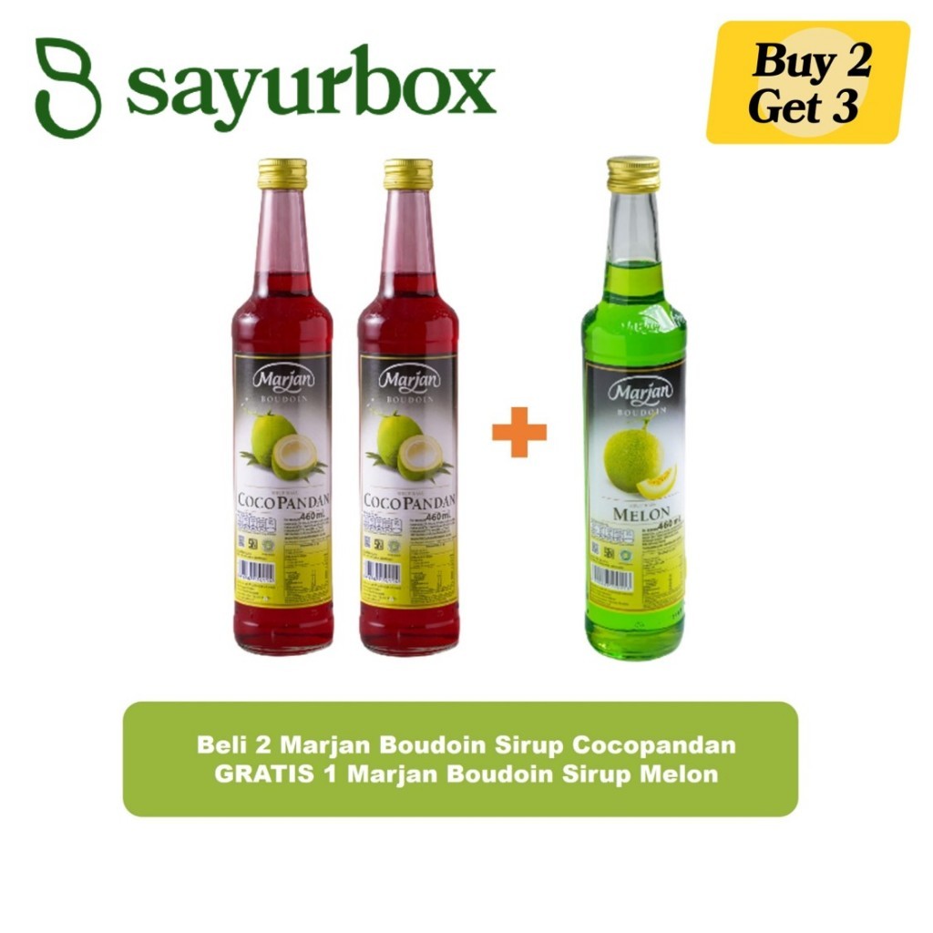 

Beli 2 Marjan Boudoin Sirup Cocopandan Free 1 Boudoin Melon