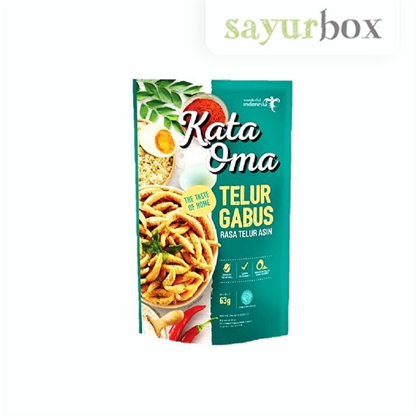 

Kata Oma Telur Gabus Telur Asin 63 gram Sayurbox