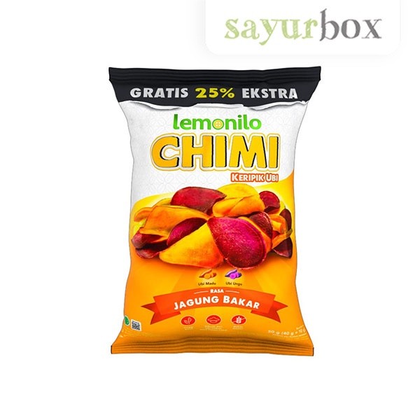 

Lemonilo Keripik Ubi Chimi Jagung Bakar 50 gram Sayurbox