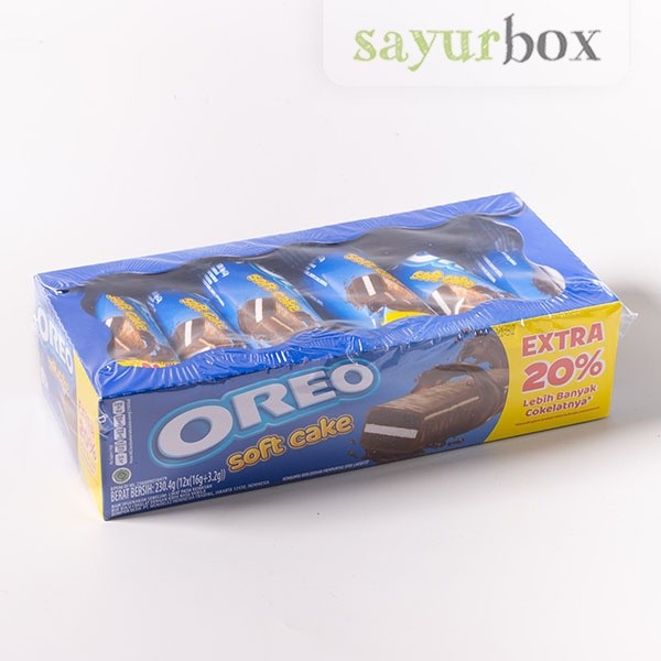 

Oreo Soft Cake 12 pcs x 16 gram 1 box Sayurbox