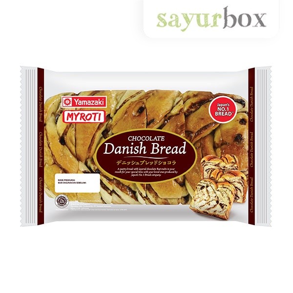 

MyRoti Danish Bread Chocolate 200 gram Sayurbox