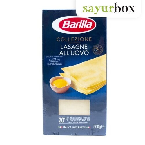 

Barilla Lasagna Uovo 500 gram Sayurbox