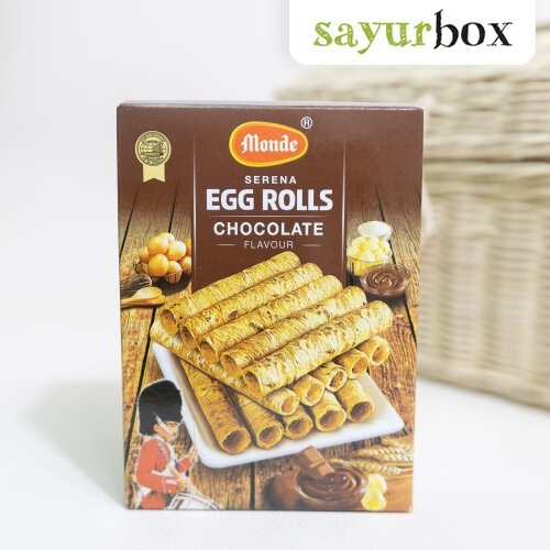 

Monde Serena Egg Rolls Choco 70 gram Sayurbox