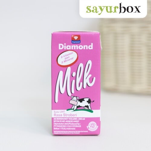 

Diamond UHT Milk Strawberry 200 ml Sayurbox
