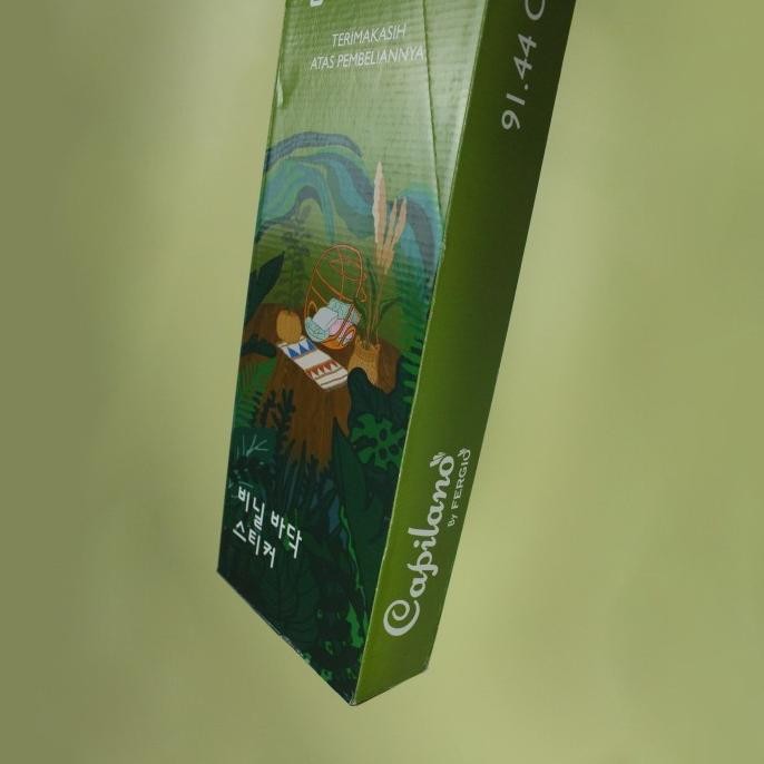 Capilano Stiker Vinyl Kayu Lantai Dinding / Wallpaper Lantai (Perbox)