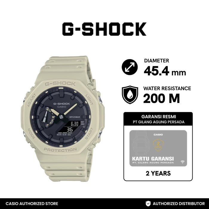 G-SHOCK Jam Tangan Pria/Wanita Analog Digital GA-2100-5ADR