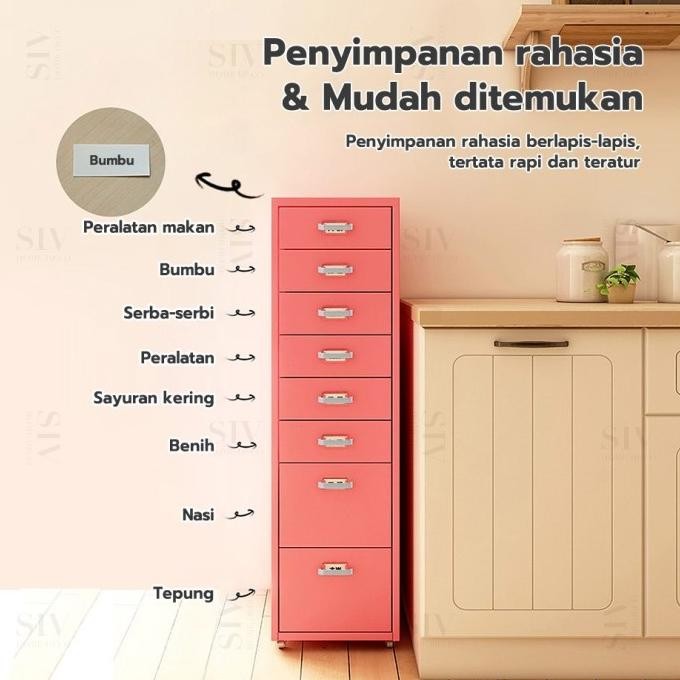 

Baru | Siv 3-8 Susun Lemari Arsip Besi Dengan Laci Filling Cabinet Cabinet