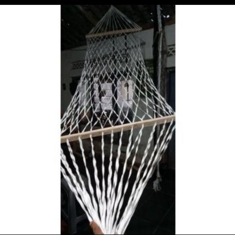 KP Hammock jaring kayu Hamock pantai Hammock gunung Ayunan jaring. p88l