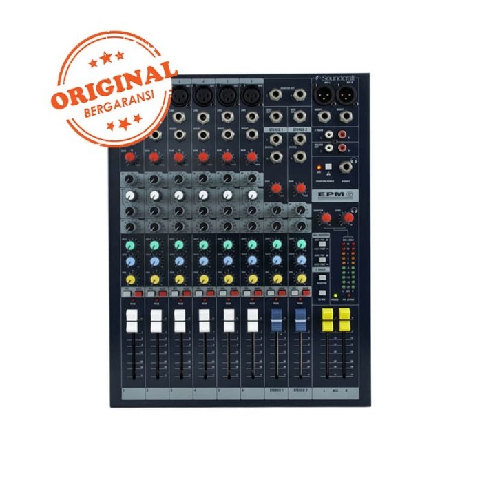 Mixer Soundcraft EPM6 6 Channel Original Garansi Resmi