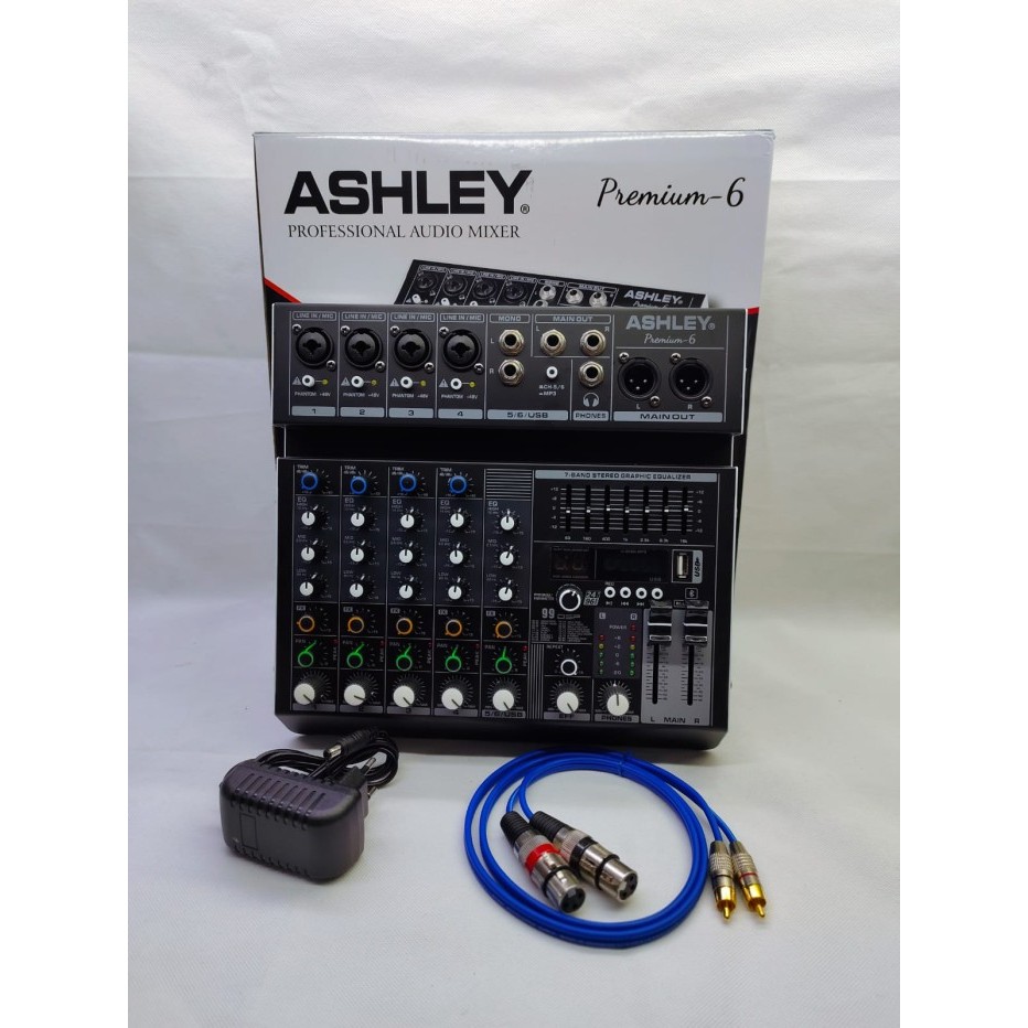 mixer audio ashley premium 6 recording & soundcard