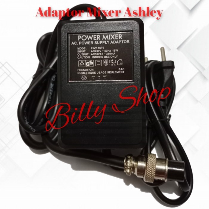 Adaptor Mixer Audio Ashley AX8N 3 Pin