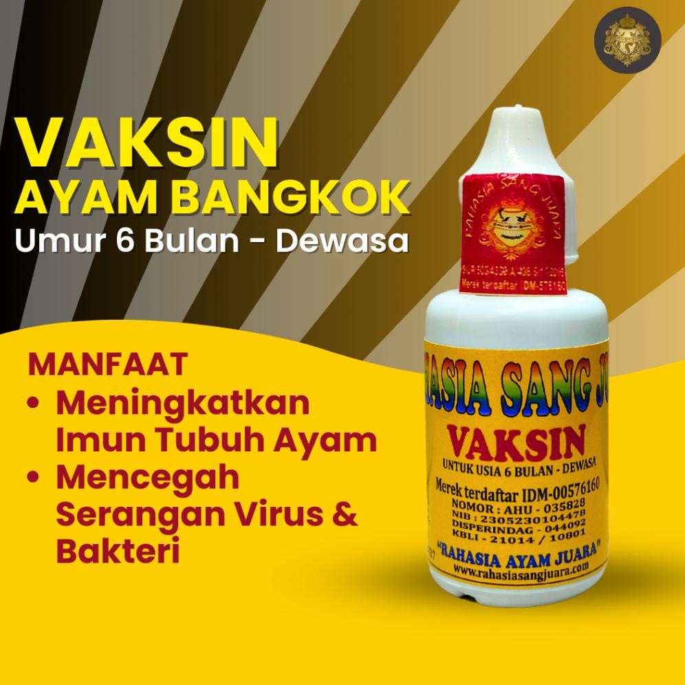Berkualitas Vaksin Ayam Bangkok Tetes Mencegah Aratan Meningkatkan Imun Pada Ayam Termurah