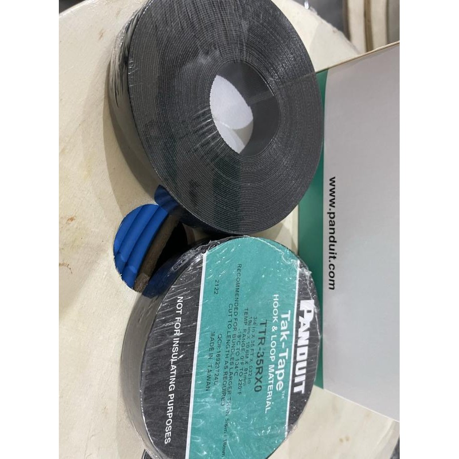 

Baru | Panduit Velcro Ttr-35Rx0 / Velcro Cable Ties 19Mmx10,6Mmx81Mm Original