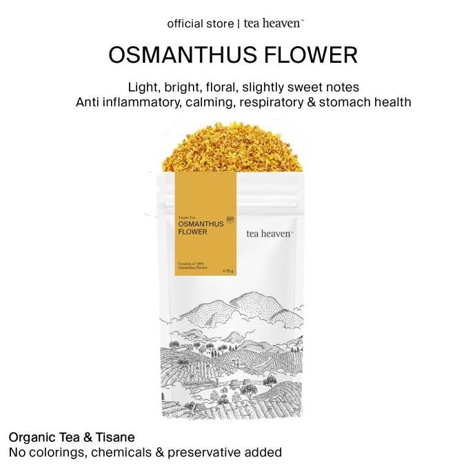 

READY STOCK OSMANTHUS FLOWER PREMIUM GRADE ORGANIC TISANE TEH BUNGA OSMANTHUS !!!!!