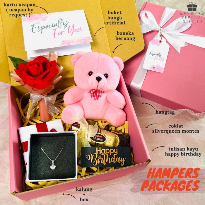 

Hampers Ulang Tahun / Kado Ulang Tahun Cewek / Kado Valentine / Hadiah