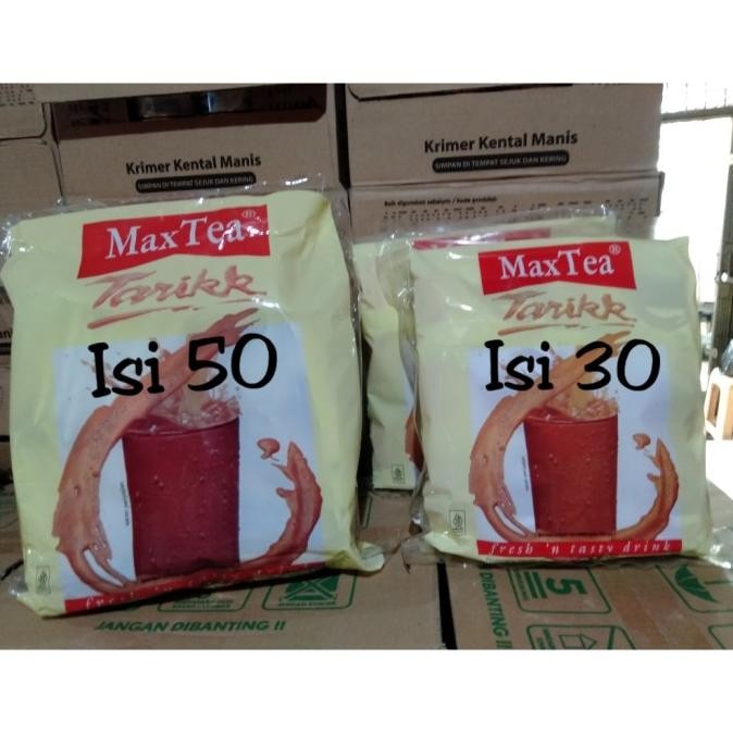 

NEW PRODUK MAX TEA TEH TARIK ISI 50 SACHET !!!!!