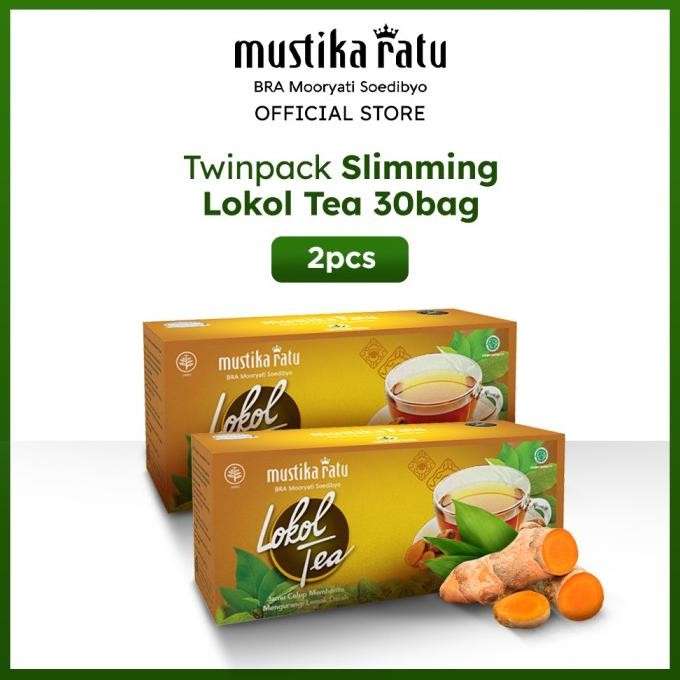 

BIG SALE MUSTIKA RATU TWINPACK SLIMMING LOKOL TEA 30 BAGS !!!!!